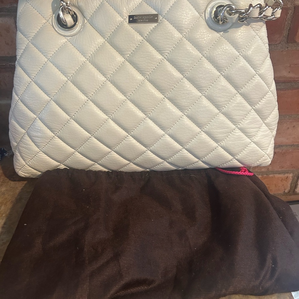 Kate Spade off white Quilted Handbag